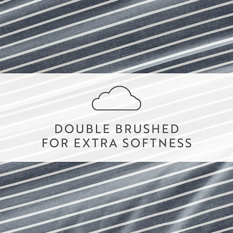 Casual Comfort Distressed Awning Patterned Sheet Set