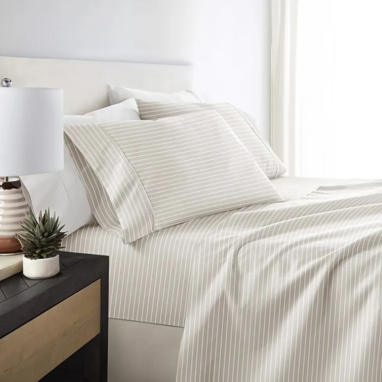 Casual Comfort Distressed Awning Patterned Sheet Set