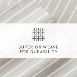 Casual Comfort Distressed Awning Patterned Sheet Set