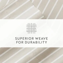 Casual Comfort Distressed Awning Patterned Sheet Set