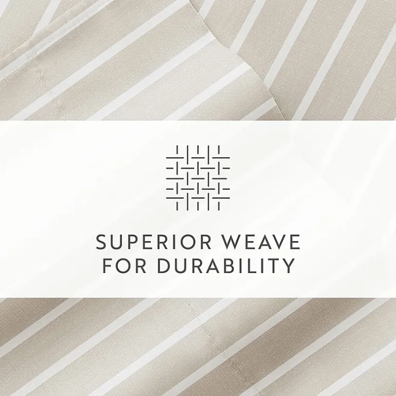 Casual Comfort Distressed Awning Patterned Sheet Set