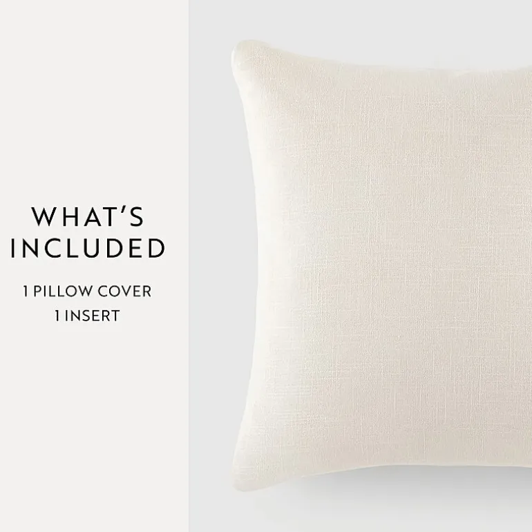 Casual Comfort Distressed Stonewash Cotton Decor Throw Pillow