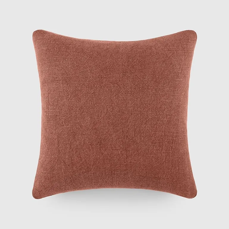 Casual Comfort Distressed Stonewash Cotton Decor Throw Pillow
