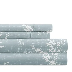 Casual Comfort Distressed Willow Patterned Sheet Set
