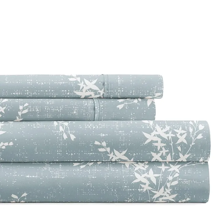 Casual Comfort Distressed Willow Patterned Sheet Set