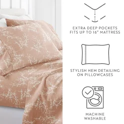 Casual Comfort Distressed Willow Patterned Sheet Set
