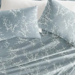 Casual Comfort Distressed Willow Patterned Sheet Set