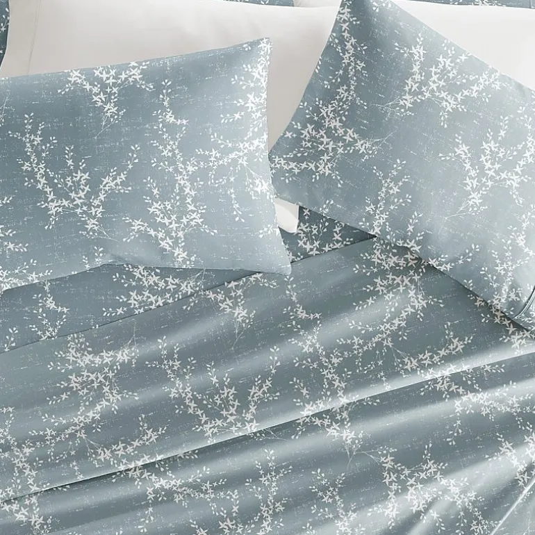 Casual Comfort Distressed Willow Patterned Sheet Set