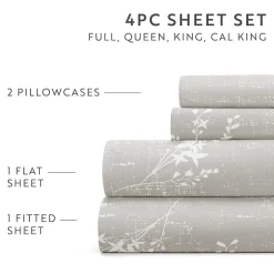 Casual Comfort Distressed Willow Patterned Sheet Set