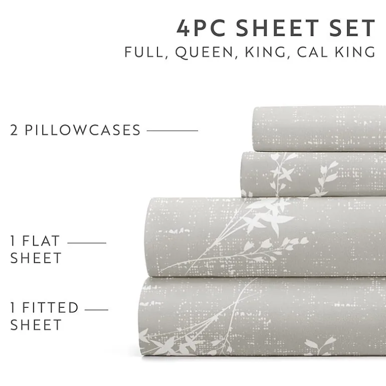 Casual Comfort Distressed Willow Patterned Sheet Set