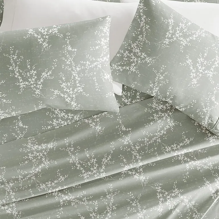 Casual Comfort Distressed Willow Patterned Sheet Set