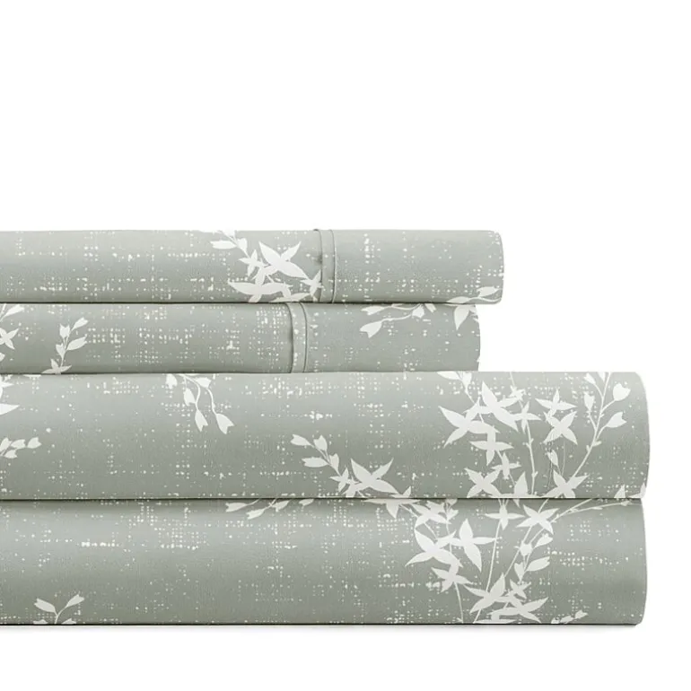 Casual Comfort Distressed Willow Patterned Sheet Set