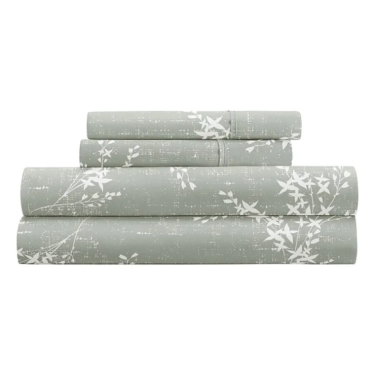 Casual Comfort Distressed Willow Patterned Sheet Set