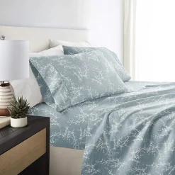 Casual Comfort Distressed Willow Patterned Sheet Set