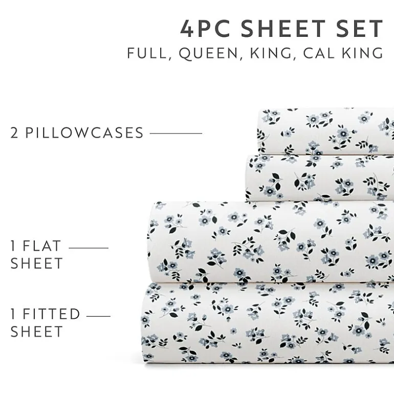 Casual Comfort Ditsy Floral Patterned Sheet Set
