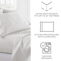 Casual Comfort Ditsy Floral Patterned Sheet Set