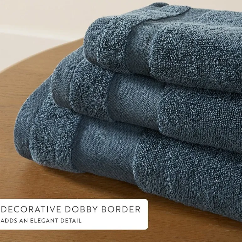 Casual Comfort Essential 6-Piece 100% Cotton Ultra Soft Washcloth Towel Set