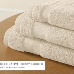 Casual Comfort Essential 6-Piece 100% Cotton Ultra Soft Washcloth Towel Set