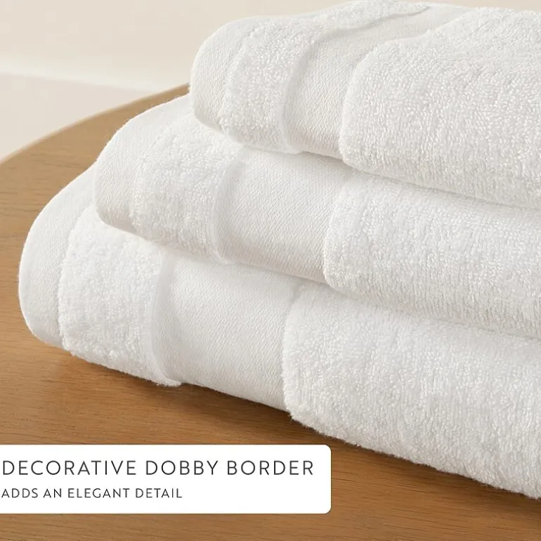 Casual Comfort Essential 6-Piece 100% Cotton Ultra Soft Washcloth Towel Set