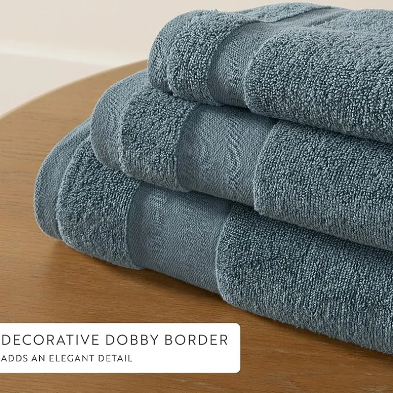 Casual Comfort Essential 6-Piece 100% Cotton Ultra Soft Washcloth Towel Set