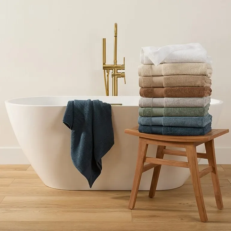 Casual Comfort Essential 6-Piece 100% Cotton Ultra Soft Washcloth Towel Set