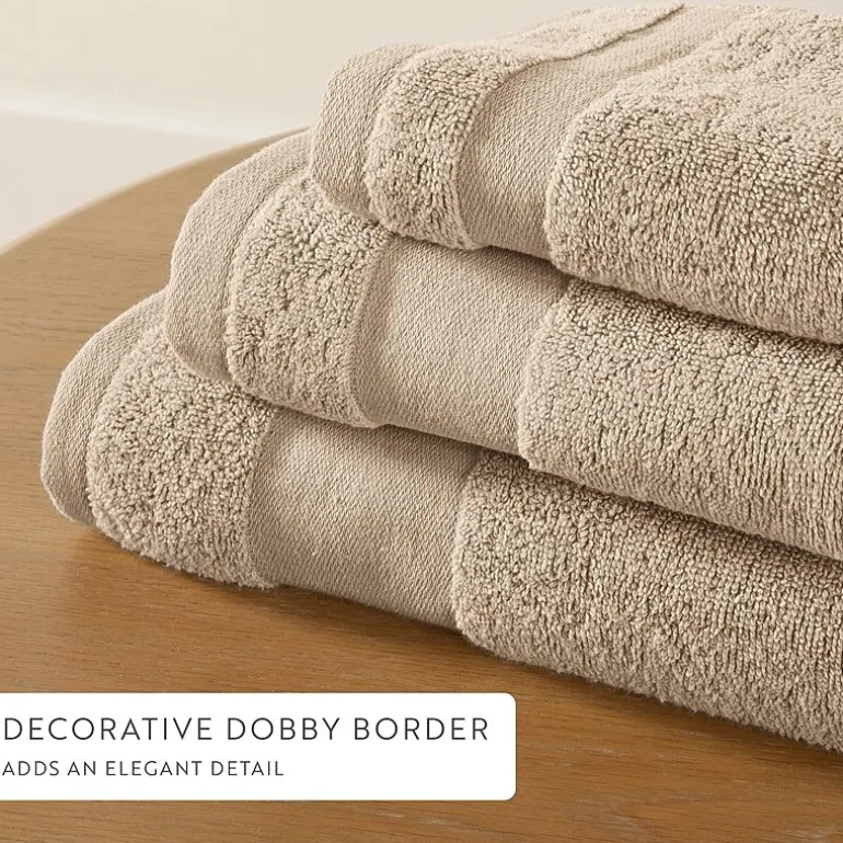 Casual Comfort Essential 6-Piece 100% Cotton Ultra Soft Washcloth Towel Set
