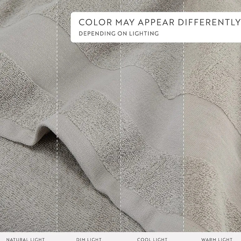 Casual Comfort Essential 6-Piece 100% Cotton Ultra Soft Washcloth Towel Set