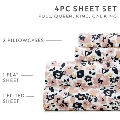 Casual Comfort Floral Dream Patterned Sheet Set