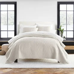 Casual Comfort Floral Stitch Quilt Set
