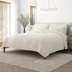 Casual Comfort Floral Stitch Quilt Set