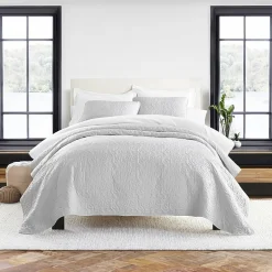 Casual Comfort Floral Stitch Quilt Set
