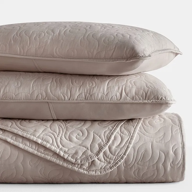 Casual Comfort Floral Stitch Quilt Set