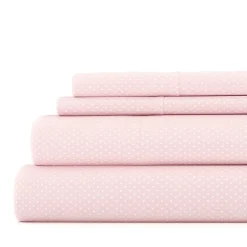 Casual Comfort Heart Pattern Deep Pocket Sheet Set