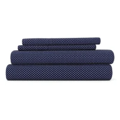 Casual Comfort Heart Pattern Deep Pocket Sheet Set