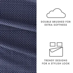 Casual Comfort Heart Pattern Deep Pocket Sheet Set