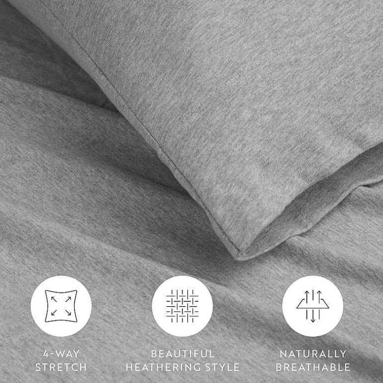 Casual Comfort Jersey Knit Deep Pocket Sheet Set