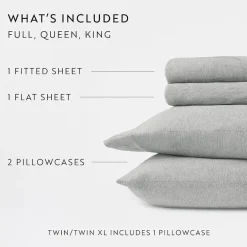 Casual Comfort Jersey Knit Deep Pocket Sheet Set