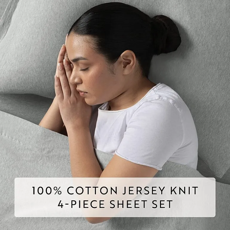 Casual Comfort Jersey Knit Deep Pocket Sheet Set