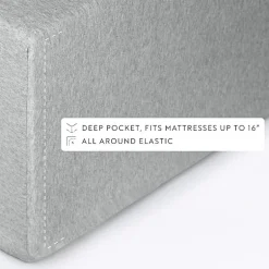 Casual Comfort Jersey Knit Deep Pocket Sheet Set