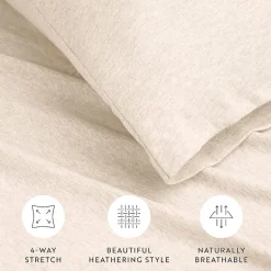 Casual Comfort Jersey Knit Deep Pocket Sheet Set
