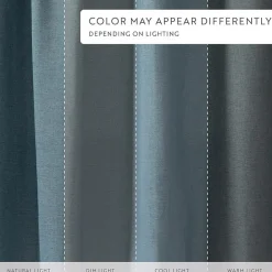 Casual Comfort Linen-Look Solid Shower Curtain
