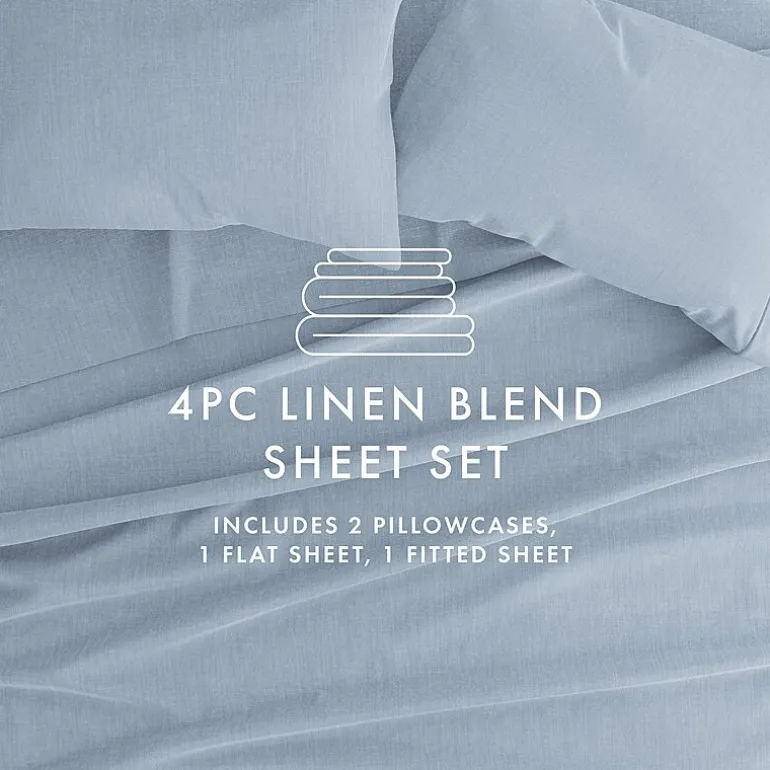 Casual Comfort Linen Rayon From Bamboo Deep Pocket Sheet Set