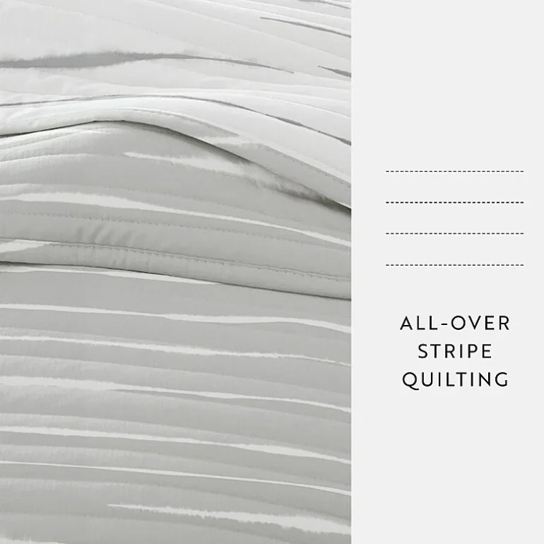 Casual Comfort Lines REVERSIBLE Quilt Set
