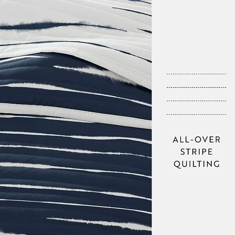 Casual Comfort Lines REVERSIBLE Quilt Set