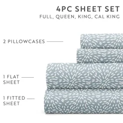 Casual Comfort Modern Circles Patterned Sheet Set