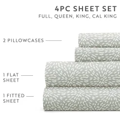 Casual Comfort Modern Circles Patterned Sheet Set