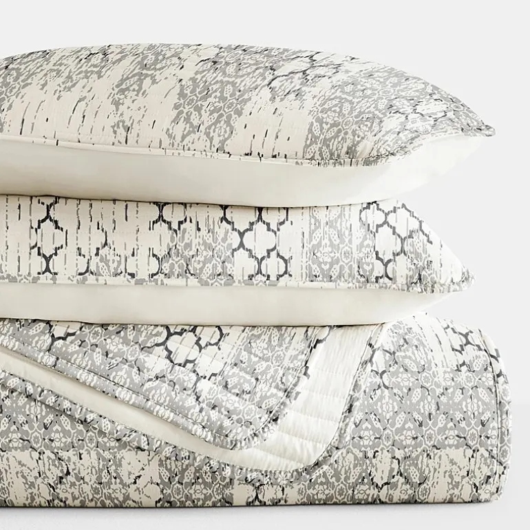 Casual Comfort Pattern Reversible Contemporary Lightweight 3 Pc. Quilt Set