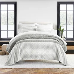 Casual Comfort Pattern Reversible Contemporary Lightweight 3 Pc. Quilt Set