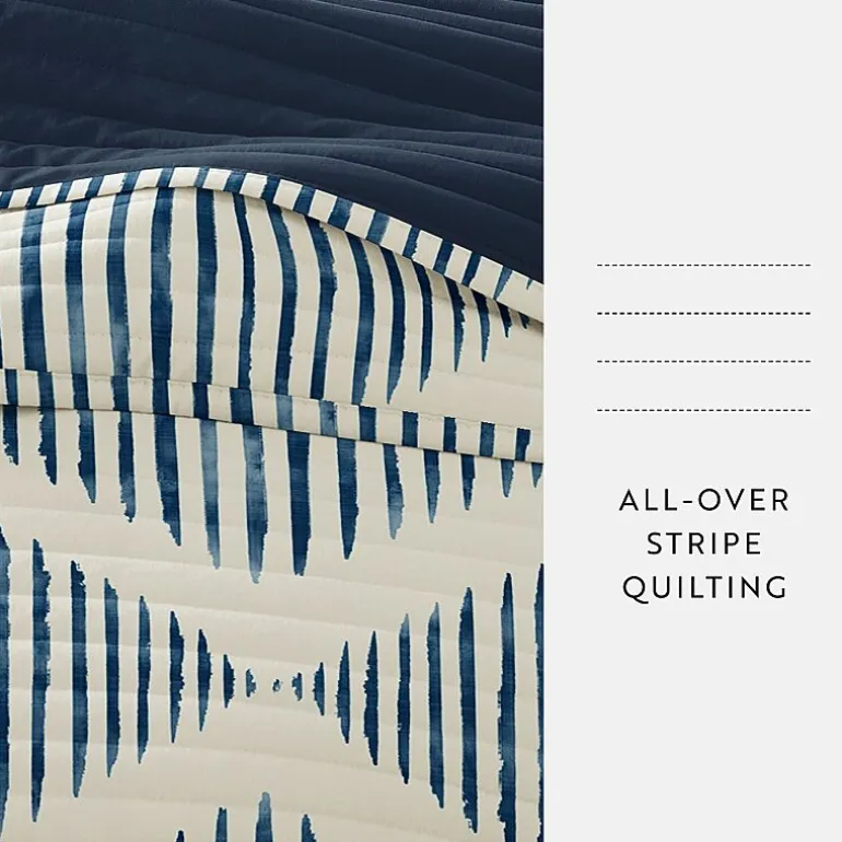 Casual Comfort Pattern Reversible Contemporary Lightweight 3 Pc. Quilt Set
