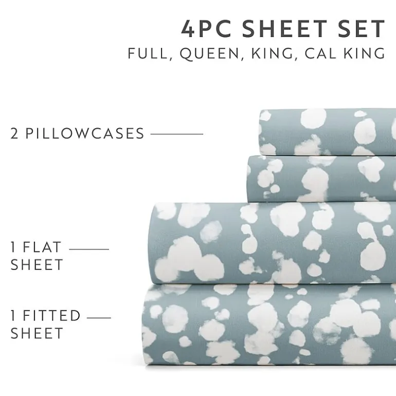 Casual Comfort 4-Pc Ultra Soft Pattern Sheet Set